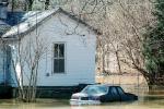 Flooded Home, House, Car, Louisville, Kentucky, DASV02P14_12