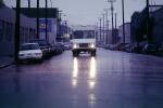 Rain, Showers, panel truck, 17th Street, Potrero Hill, DASV04P14_15