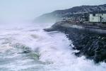 Seascape, Stormy Weather, Storm Swells, Pacifica California, Rough Ocean, turbulent