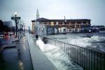 The Embarcadero, Waves splashing, Flooded Street, sidewalk, DASV05P01_09