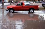 pickup truck, water, reflection, DASV05P13_10