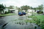 downed trees, building, trailer homes, SUV, flood, flooding, house, Hurricane Francis, 2004, DASV06P12_12
