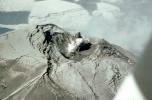 puff of smoke, Peak of Mount Saint Helens, crater