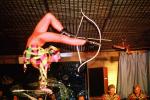 Woman with Bow and Arrow stunt, Contortionist, vpl