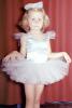 Tutu, girl, female, bewildered, hat, legs, stage, redhead, Ballet, Ballerina, 1950s, EDAV01P08_06B