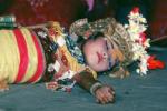 Girl in a Trance, Kecak Monkey Dance, Ramayana Story, Bona Bali, EDAV02P15_05B