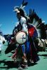 Male Dancer, ethnic costume, headdress, feathers, warbonnet, EDAV04P02_07