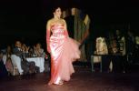 Fancy Dress, stage, Woman, Burlesque, Female, Gal, Costume, Dress, Lady, Women, Dinner, Carribean, 1950s, EDAV04P06_06