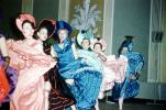 wild west, Burlesque, women, bonnet, dress, stage, Gay-90s, 1950s, EDAV04P07_03