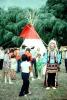 American Indians Festival, warbonnet, Ohio, August 1976, 1970s, EDAV04P08_05