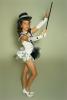 Girl, Costume, Hat, Wand, Baton Twirler, Majorette, Ballerina, EDNV01P07_16
