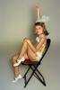 Girl, Costume, Chair, Sitting, Slippers, Ballerina, EDNV01P07_17