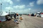 News Media camp for the Waco siege, Tents, vans, 1993, EFUV01P03_15