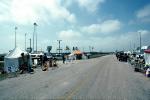 News Media camp for the Waco siege, Tents, vans, 1993, EFUV01P03_19