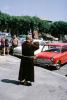 Friar Tuck, Taking pictures, cars, 1960s, EIPV02P08_09
