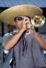 Trumpet Player, Lajitas, Texas, EMAV01P13_07