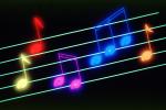 Happy Musical Notes, Colorful, Treble Clef, EMSV01P01_02