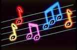 Musical Notes, Colorful, Treble Clef, EMSV01P01_06