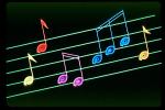 Musical Notes, Colorful, Treble Clef, EMSV01P01_15