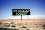 Petrified Forest, Sign