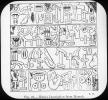 Heiroglyphs, symbols, Icons, Hittite Inscription from Hamah