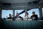 Ronn Owens, Lee Rodgers, Bernie Ward, Ray Taliaferro, KGO Luncheon, Event, 30 April 1993, 1990s