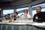 Lee Rodgers, Bernie Ward, Ray Taliaferro, KGO Luncheon, Event, 30 April 1993, 1990s