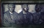Bas-relief, men, robes, Senators, Marble Sculpture, ESAV03P12_01
