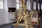 Ornate sled, gilded gold, opulant, ESAV03P13_01