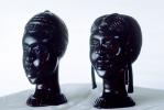 African Bust, Face Sculpture, Ebony, Liberia, ESSV01P01_11