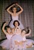 Ballerina, Mother, Daughters, Costumes, 1950s, ETAV01P05_12