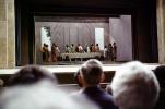 Passion Play Theater, audience, Jesus Christos, last supper, table, Spectators