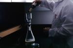 Erlenmeyer Flask, Laboratory, wine testing, Liquid, Vinter, lab technician, FAWV01P08_14