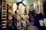 Oak Wine Barrels, Oak Aging barrels, Wood, Wooden Barrels, Fermenting Tanks, Metal, Aluminum Barrels, ladder
