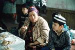 Woman, eating, boy, son, Samarkand