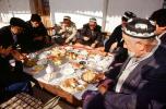 Men, eating, food, sitting, Samarkand, FDAV01P07_16