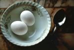 Boiled Eggs in a Bowl, Spoon, FDNV01P05_19.0838