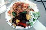 Full Plate, Roasted Vegetables, Salad, FDNV02P03_18