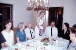 Dinner Party, Table Setting, women, men, 1960s, FDNV02P12_09