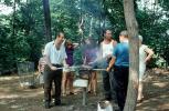 Men, Guys, BBQ, Barbecue, Grlll, Smoke, 1950s, FDNV03P01_03