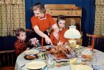 Thanksgiving Dinner, Turkey, Housewife, Mom, Sons, FDNV03P05_01