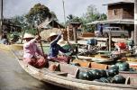 Thailand Floating Markets, boats, women, river, water