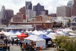 Tents, Booths, office buildings, SOMA, Farmers Market, FGNV02P12_18