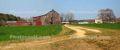Barn, southern Maryland, Fields, Panorama, FMND01_167