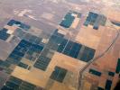 over the Central Valley, near Fresno, Aqueduct, Central California, patchwork, checkerboard patterns, farmfields, FMND01_218