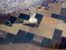 over the Central Valley, near Fresno, Aqueduct, Central California, patchwork, checkerboard patterns, farmfields, FMND01_221
