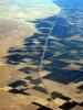 over the Central Valley, Interstate highway I-5, patchwork, checkerboard patterns, farmfields, FMND01_234