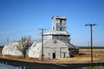 Silo, Quonset hut, grain elevator, west of Amarillo