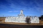 Silo, Quonset hut, grain elevator, west of Amarillo