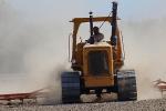 Plowing, plow, dust, field, dirt, Caterpillar Tractor, soil, FMND03_161